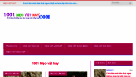 What 1001meovathay.com website looked like in 2017 (6 years ago)