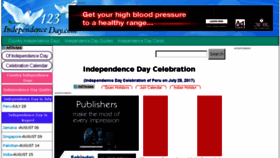 What 123independenceday.com website looked like in 2017 (6 years ago)