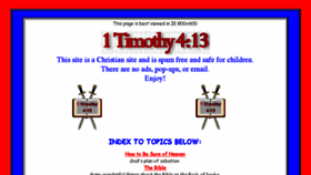 What 1timothy4-13.com website looked like in 2017 (6 years ago)