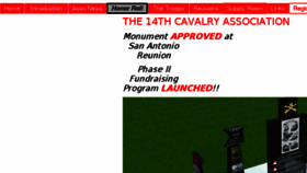 What 14cav.org website looked like in 2017 (6 years ago)