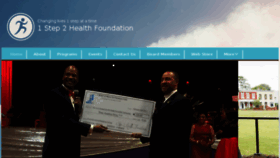 What 1step2healthfoundation.org website looked like in 2017 (6 years ago)