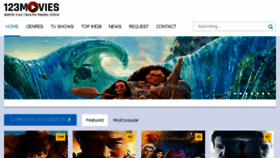 What 123moviesss.com website looked like in 2017 (6 years ago)