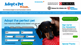 What 1-800-save-a-pet.com website looked like in 2017 (6 years ago)