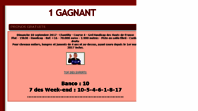 What 1gagnant.sitew.com website looked like in 2017 (6 years ago)