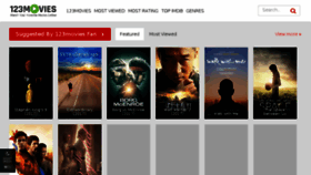 What 123movieshd.co website looked like in 2017 (6 years ago)