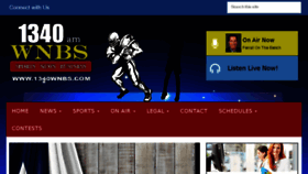 What 1340wnbs.com website looked like in 2017 (6 years ago)