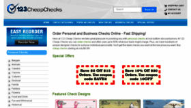 What 123cheapchecks.com website looked like in 2017 (6 years ago)