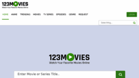 What 123movies.plus website looked like in 2017 (6 years ago)