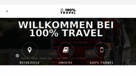 What 100travel.de website looked like in 2017 (6 years ago)