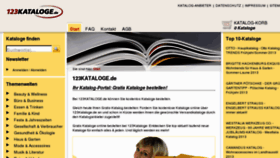 What 123kataloge.de website looked like in 2017 (6 years ago)