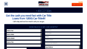 What 1800cartitle.com website looked like in 2017 (6 years ago)