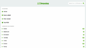 What 123movies-to.me website looked like in 2017 (6 years ago)