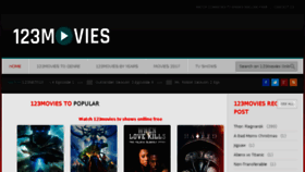 What 123movies-online.com website looked like in 2017 (6 years ago)