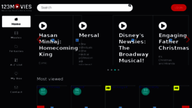 What 123moviespro.co website looked like in 2017 (6 years ago)