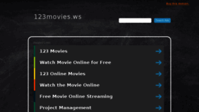 What 123movies.ws website looked like in 2017 (6 years ago)