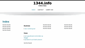 What 1344.info website looked like in 2018 (6 years ago)