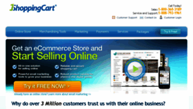 What 1shoppingcart.com website looked like in 2018 (6 years ago)