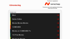 What 123movies.blog website looked like in 2018 (7 years ago)