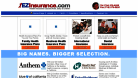What 1ezinsurance.com website looked like in 2018 (6 years ago)