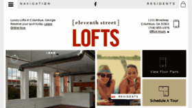 What 11thstreetlofts.com website looked like in 2018 (6 years ago)