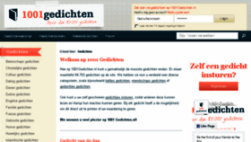 What 1001dichters.nl website looked like in 2018 (6 years ago)
