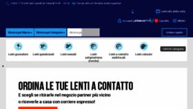 What 1000lenti.it website looked like in 2018 (6 years ago)