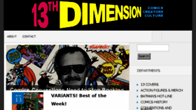 What 13thdimension.com website looked like in 2018 (6 years ago)