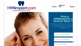 What 1999implant.com website looked like in 2018 (6 years ago)