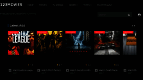 What 123moviesc.com website looked like in 2018 (6 years ago)