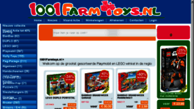 What 1001farmtoys.nl website looked like in 2018 (6 years ago)