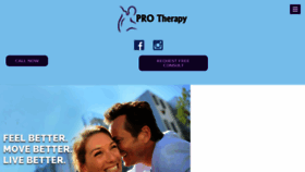 What 1protherapy.com website looked like in 2018 (6 years ago)