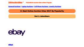 What 100auctionsites.com website looked like in 2018 (6 years ago)