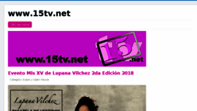 What 15tv.net website looked like in 2018 (6 years ago)