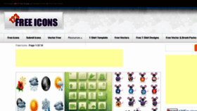 What 123freeicons.com website looked like in 2018 (6 years ago)