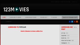 What 123movies-online.com website looked like in 2018 (5 years ago)