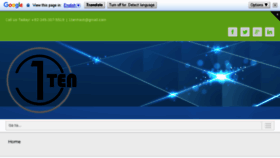 What 1tenhost.com website looked like in 2018 (7 years ago)
