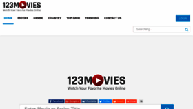 What 123movieson.com website looked like in 2018 (5 years ago)