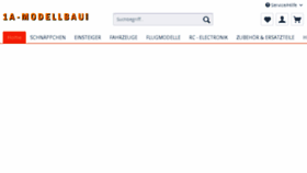 What 1a-modellbau.com website looked like in 2018 (5 years ago)