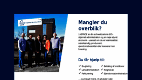 What 1-office.dk website looked like in 2018 (5 years ago)