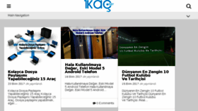 What 1kac.net website looked like in 2018 (5 years ago)