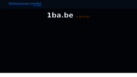 What 1ba.be website looked like in 2018 (5 years ago)