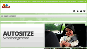 What 123babyland.de website looked like in 2018 (5 years ago)