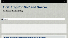 What 1stopforgolf.com website looked like in 2018 (5 years ago)