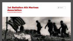 What 1stbn4thmarines.com website looked like in 2018 (5 years ago)