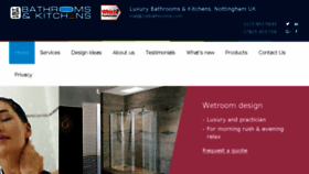 What 1stbathrooms.com website looked like in 2018 (5 years ago)