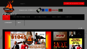 What 1047theflame.com website looked like in 2018 (7 years ago)