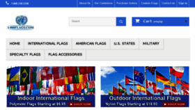 What 1-800flags.com website looked like in 2018 (5 years ago)