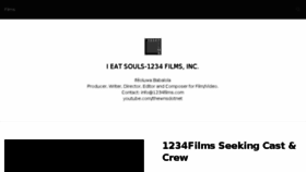 What 1234films.com website looked like in 2018 (5 years ago)