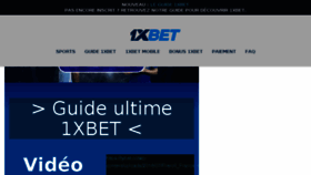 What 1x-bet.fr website looked like in 2018 (5 years ago)