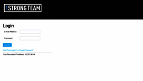 What 1strongteam.com website looked like in 2018 (5 years ago)